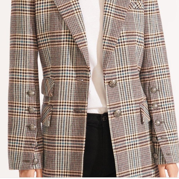 NWT Veronica Beard Reese Dickey Coat. Size 4,6. Plaid Print - Picture 12 of 13